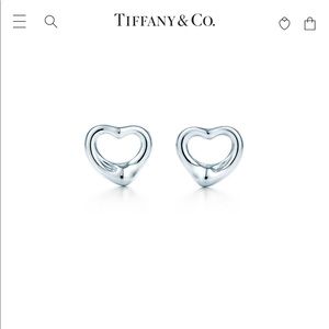 Tiffany & Co. Elsa Peretti Open Heart Earrings